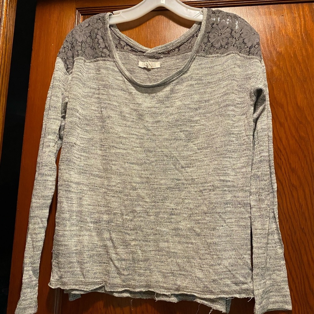 Gray sweater